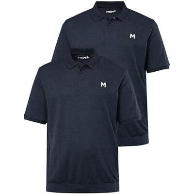 836266 Men Plus Męskie duże rozmiary, duże rozmiary, rozmiar L-8XL Men+ koszulki polo, 2 sztuki, krój na brzuch, basic, piqué, pół rękawów, do 10 XL , granatowy, 7XL 836266 Men Plus Męskie duże rozmiary, duże rozmiary, rozmiar L-8XL Men+ koszulki polo, 2 sztuki, krój na brzuch, basic, piqué, pół rękawów, do 10 XL , granatowy, 7XL