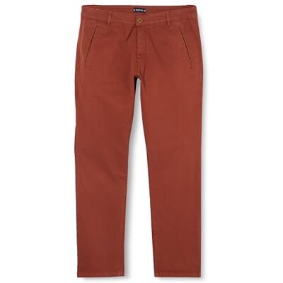 78933 Armor Lux Chino Prosty krój, Głęboka Papryka, 36 78933 Armor Lux Chino Prosty krój, Głęboka Papryka, 36