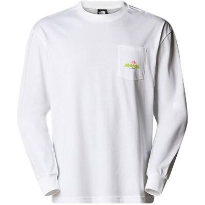 NF0A8E3D The North Face Mężczyźni Expedition Celebration Oversized Koszulka z długim rękawem Tnf White XL NF0A8E3D The North Face Mężczyźni Expedition Celebration Oversized Koszulka z długim rękawem Tnf White XL