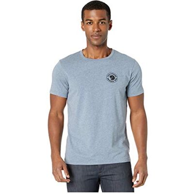 87313-520-999 Fjallraven Męski t-shirt z logo 1960 niebieski wujkowy niebieski melanż S 87313-520-999 Fjallraven Męski t-shirt z logo 1960 niebieski wujkowy niebieski melanż S