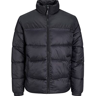 12219155 JACK&JONES PLUS Męska kurtka Jjchili Puffer Collar Ps Jacket, czarny, 3XL 12219155 JACK&JONES PLUS Męska kurtka Jjchili Puffer Collar Ps Jacket, czarny, 3XL