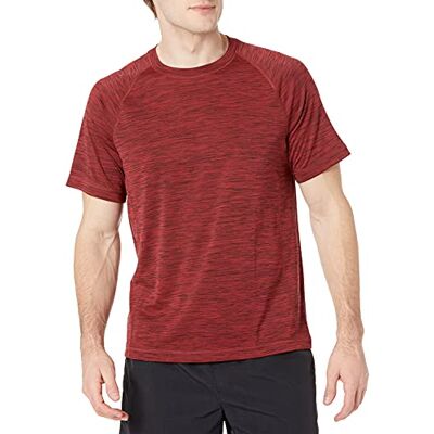 S17AE40003-RDHTR-X-Small Amazon Essentials Men's Szybkoschnąca koszulka pływacka UPF 50 z krótkim rękawem, Czerwony wrzos, XS S17AE40003-RDHTR-X-Small Amazon Essentials Men's Szybkoschnąca koszulka pływacka UPF 50 z krótkim rękawem, Czerwony wrzos, XS
