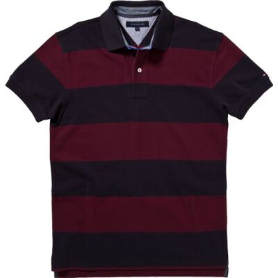 Tommy Hilfiger Męska koszulka polo Allen STP Polo S/S RF/887820507, Niebieski (648 Midnight/Berry Wine), 56 Tommy Hilfiger Męska koszulka polo Allen STP Polo S/S RF/887820507, Niebieski (648 Midnight/Berry Wine), 56