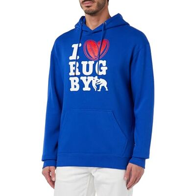 UXREPCZSW027 Republic Of California "I Love rugby" Bluza męska, królewska, rozmiar M, Royal, M UXREPCZSW027 Republic Of California "I Love rugby" Bluza męska, królewska, rozmiar M, Royal, M