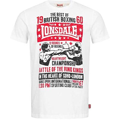 117221_7540_S Lonsdale Auckengill t-shirt męski, biały/granatowy/czerwony, S 117221_7540_S Lonsdale Auckengill t-shirt męski, biały/granatowy/czerwony, S