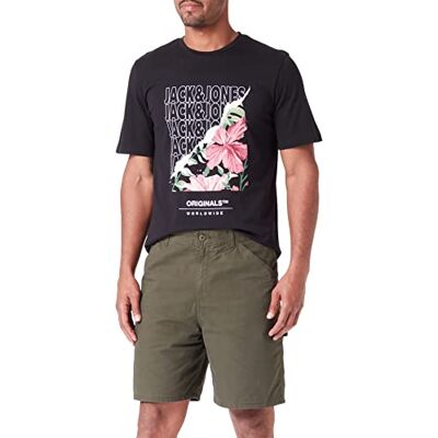 12232118 JACK & JONES Męskie spodenki robocze JPSTKARL Worker CBO Cargoshorts, Forest Night, M, FOREST NIGHT, M 12232118 JACK & JONES Męskie spodenki robocze JPSTKARL Worker CBO Cargoshorts, Forest Night, M, FOREST NIGHT, M