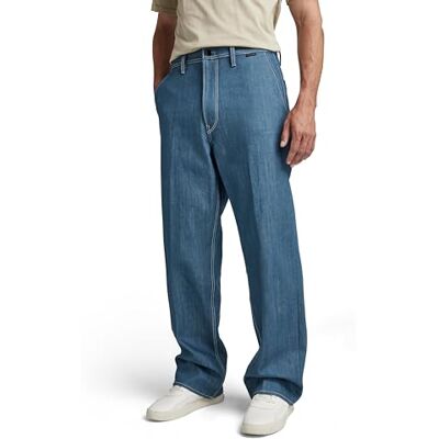 D23064-D318-001 G-STAR RAW Męskie spodnie Modson Straight Chino, niebieski (Raw Denim D318-001), 31W / 34L D23064-D318-001 G-STAR RAW Męskie spodnie Modson Straight Chino, niebieski (Raw Denim D318-001), 31W / 34L