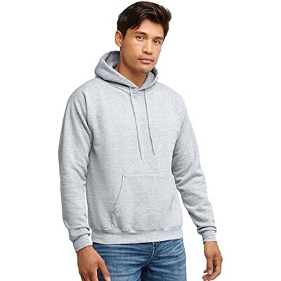 OP170 Hanes Bluza męska z kapturem EcoSmart, Popiół, 4XL OP170 Hanes Bluza męska z kapturem EcoSmart, Popiół, 4XL