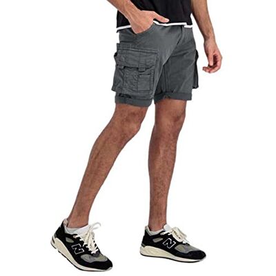 176203-684 Alpha Industries Crew Short Męskie krótkie spodenki Vintage Grey 176203-684 Alpha Industries Crew Short Męskie krótkie spodenki Vintage Grey