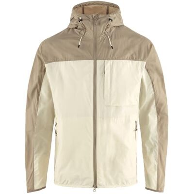 82606 FJALLRAVEN -113-118 High Coast Wind Jacket M kurtka męska Chalk White-Fossil rozmiar S 82606 FJALLRAVEN -113-118 High Coast Wind Jacket M kurtka męska Chalk White-Fossil rozmiar S
