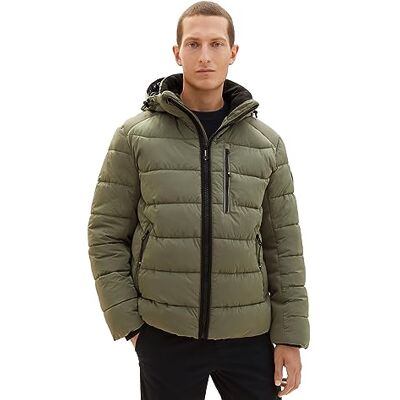 1037342 TOM TAILOR Męska kurtka puchowa z odpinanym kapturem, 32097 Smokey Olive Green, XXL 1037342 TOM TAILOR Męska kurtka puchowa z odpinanym kapturem, 32097 Smokey Olive Green, XXL