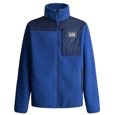 RM4900001 Red Bull Racing X Pepe Jeans Męska dzianina polarowa Sherpa, niebieska (Electric Blue), XS, Niebieski (elektryczny niebieski), XS RM4900001 Red Bull Racing X Pepe Jeans Męska dzianina polarowa Sherpa, niebieska (Electric Blue), XS, Niebieski (elektryczny niebieski), XS