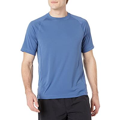 S17AE40003-Blue-X-Small Amazon Essentials Men's Szybkoschnąca koszulka pływacka UPF 50 z krótkim rękawem, Niebieski, XS S17AE40003-Blue-X-Small Amazon Essentials Men's Szybkoschnąca koszulka pływacka UPF 50 z krótkim rękawem, Niebieski, XS