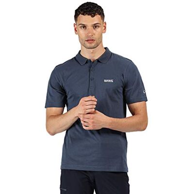 RMT213 8PQ90 Regatta Męskie prążkowane kołnierze Sinton bawełna lekkie aktywne t-shirty/polos/kamizelki Ciemny denim XXL RMT213 8PQ90 Regatta Męskie prążkowane kołnierze Sinton bawełna lekkie aktywne t-shirty/polos/kamizelki Ciemny denim XXL