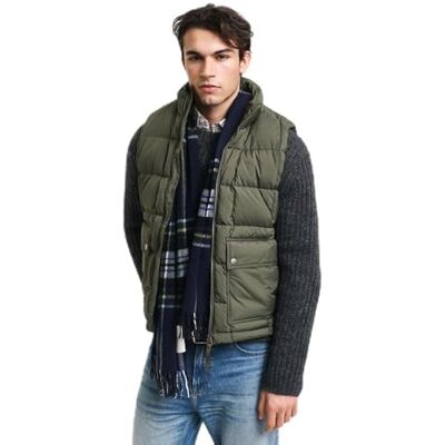7006444 GANT Mid Down Vest, Ciemna zieleń, S 7006444 GANT Mid Down Vest, Ciemna zieleń, S