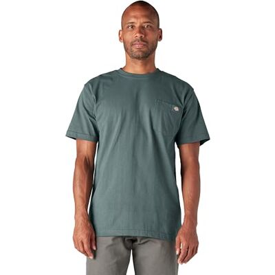WS450LN Dickies Mens Heavyweight Crew Neck Short Sleeve Tee Big-Tall T Shirt, Lincoln Green, X-Large Tall US WS450LN Dickies Mens Heavyweight Crew Neck Short Sleeve Tee Big-Tall T Shirt, Lincoln Green, X-Large Tall US
