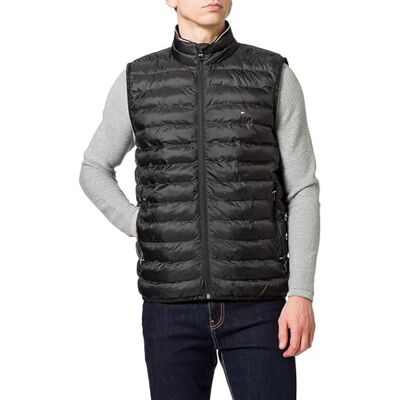 MW0MW18762 Tommy Hilfiger Męska kurtka z okrągłą kamizelką, czarny (czarny), XXL MW0MW18762 Tommy Hilfiger Męska kurtka z okrągłą kamizelką, czarny (czarny), XXL