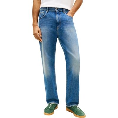 DM0DM21023 Tommy Jeans Męskie dżinsy Otis Regular Straight Leg, Denim (Denim Medium), 33W / 30L DM0DM21023 Tommy Jeans Męskie dżinsy Otis Regular Straight Leg, Denim (Denim Medium), 33W / 30L