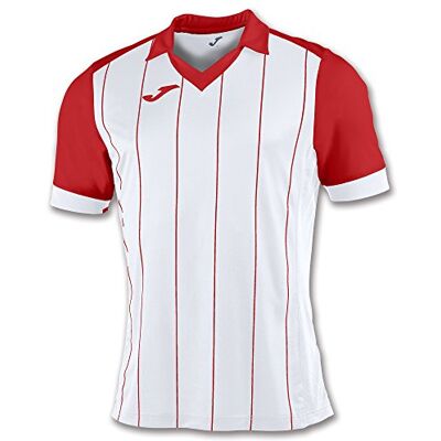 100680 Joma Egge T-Shirt męski, , wielokolorowy (biały/czerwony), 6XS-5XS 100680 Joma Egge T-Shirt męski, , wielokolorowy (biały/czerwony), 6XS-5XS