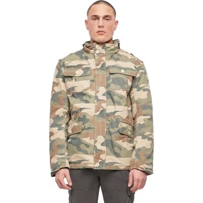 9390-107-L Brandit Britannia letnia kurtka męska w stylu vintage, przejściowa, wojskowa kurtka outdoorowa, Light Woodland, L 9390-107-L Brandit Britannia letnia kurtka męska w stylu vintage, przejściowa, wojskowa kurtka outdoorowa, Light Woodland, L
