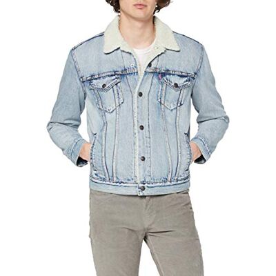 16365-0070 Levi's Type 3 Sherpa Trucker Kurtka Mężczyźni,Stonebridge,XS 16365-0070 Levi's Type 3 Sherpa Trucker Kurtka Mężczyźni,Stonebridge,XS