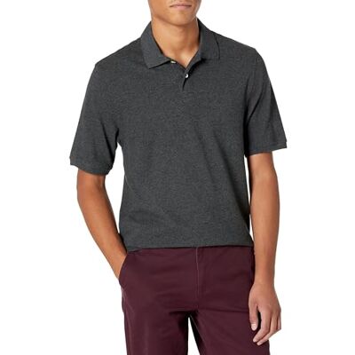 MAE40000SP18-Cha-XL Amazon Essentials Men's Bawełniana koszulka polo pique regular fit (dostępna w wersjach Big i Tall), Karbonowy wrzos, XL MAE40000SP18-Cha-XL Amazon Essentials Men's Bawełniana koszulka polo pique regular fit (dostępna w wersjach Big i Tall), Karbonowy wrzos, XL