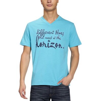 2253191 LERROS T-shirt męski , turkusowy (Turquoise 454), 52 PL 2253191 LERROS T-shirt męski , turkusowy (Turquoise 454), 52 PL