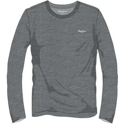 PM5010326 Pepe Jeans Original Basic 2 długi T-Shirt, szary (Marl Grey), M męski, Szary (Marl Grey), M PM5010326 Pepe Jeans Original Basic 2 długi T-Shirt, szary (Marl Grey), M męski, Szary (Marl Grey), M