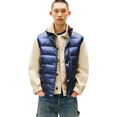 DM0DM21777C1GXL Tommy Jeans Kamizelka męska, Niebieski (Dark Night Navy), XL DM0DM21777C1GXL Tommy Jeans Kamizelka męska, Niebieski (Dark Night Navy), XL