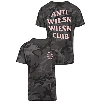 TU074 Turn Up Męski T-shirt Wiesn Club T-shirt, różowy, L TU074 Turn Up Męski T-shirt Wiesn Club T-shirt, różowy, L