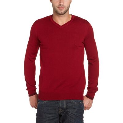 CMR16B_568-L Calvin Klein Jeans Męski sweter CMR16BK311J, czerwony (568), 52 PL CMR16B_568-L Calvin Klein Jeans Męski sweter CMR16BK311J, czerwony (568), 52 PL