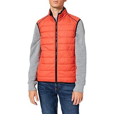 46111536-37 CINQUE Męska kamizelka sportowa Cistage, Pomarańczowy (Orange 37), S 46111536-37 CINQUE Męska kamizelka sportowa Cistage, Pomarańczowy (Orange 37), S