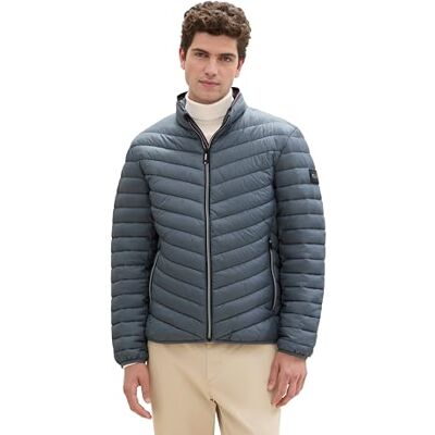 1041311 TOM TAILOR Męska kurtka pikowana Lighweight ze stójką, 28128 Stormy Teal, XXL 1041311 TOM TAILOR Męska kurtka pikowana Lighweight ze stójką, 28128 Stormy Teal, XXL