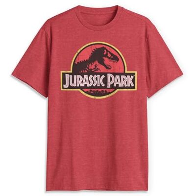 JPRK0001-10001006 Jurassic Park T-shirt męski, Czerwony wrzos, 3XL JPRK0001-10001006 Jurassic Park T-shirt męski, Czerwony wrzos, 3XL