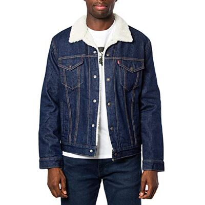 16365-0084 Levi's Type 3 Sherpa Trucker Kurtka Mężczyźni,Rockridge,XS 16365-0084 Levi's Type 3 Sherpa Trucker Kurtka Mężczyźni,Rockridge,XS