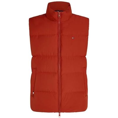 MW0MW37254XNNM Tommy Hilfiger Męska kamizelka puchowa MW0MW37254, czerwona, M, Czerwony (Dark Magma), M MW0MW37254XNNM Tommy Hilfiger Męska kamizelka puchowa MW0MW37254, czerwona, M, Czerwony (Dark Magma), M