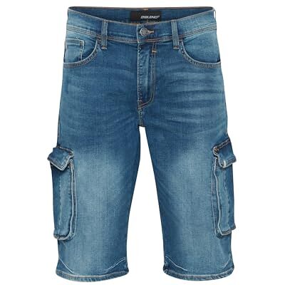20713329 Blend Męskie szorty dżinsowe Denim 200291 / Denim Middle Blue, XXL, 200291 / Denim Middle Blue, XXL 20713329 Blend Męskie szorty dżinsowe Denim 200291 / Denim Middle Blue, XXL, 200291 / Denim Middle Blue, XXL