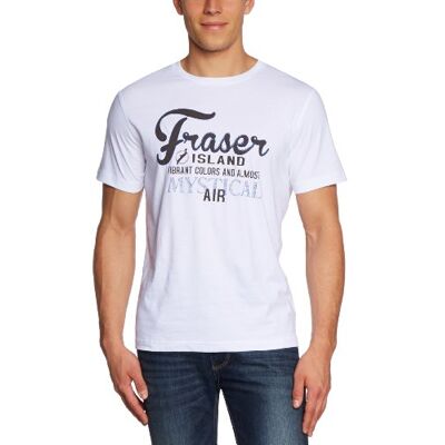 2333062 LERROS Męski T-shirt, biały (White 100), 50 PL 2333062 LERROS Męski T-shirt, biały (White 100), 50 PL