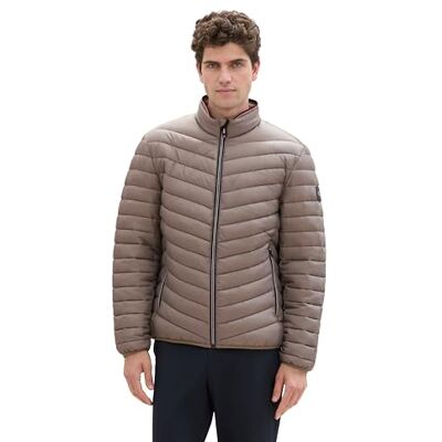 1041311 TOM TAILOR Męska kurtka pikowana Lighweight ze stójką, 32097 Smokey Olive Green, XXL 1041311 TOM TAILOR Męska kurtka pikowana Lighweight ze stójką, 32097 Smokey Olive Green, XXL