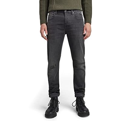 51001-B479-D108 G-STAR 3301 Slim Jeans Dżins Mężczyźni, Szary (Worn in Black Onyx Restored ), 31W / 32L 51001-B479-D108 G-STAR 3301 Slim Jeans Dżins Mężczyźni, Szary (Worn in Black Onyx Restored ), 31W / 32L