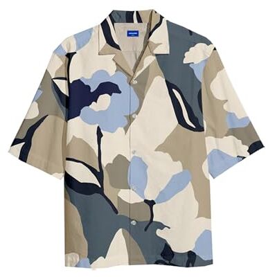 12277522-4761464 JACK & JONES Jorluke Gallery Resort koszulka męska Ss Tg, Antique White, XL 12277522-4761464 JACK & JONES Jorluke Gallery Resort koszulka męska Ss Tg, Antique White, XL