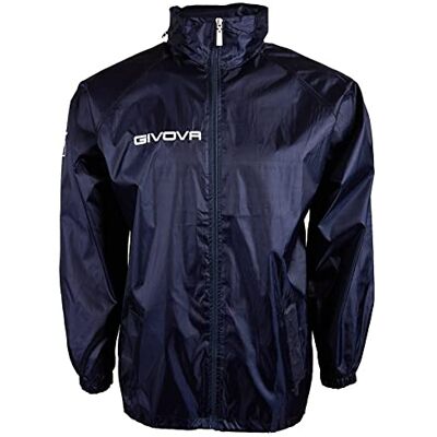 RJ001 Givova Kurtka przeciwdeszczowa unisex Rain Basico niebieski niebieski M RJ001 Givova Kurtka przeciwdeszczowa unisex Rain Basico niebieski niebieski M