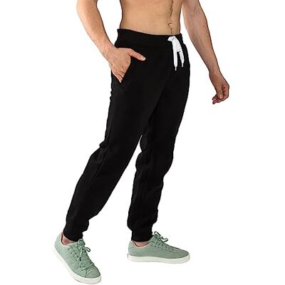9001-1570A BK-BK-XL Southpole Męskie joggery polarowe, Czarny (A), XL 9001-1570A BK-BK-XL Southpole Męskie joggery polarowe, Czarny (A), XL