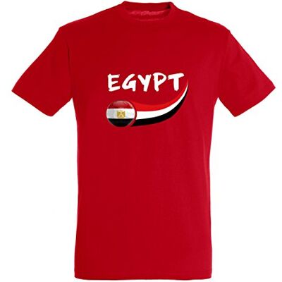 5060542522922 Supportershop męski T-shirt Egypte Rouge czerwony czerwony L 5060542522922 Supportershop męski T-shirt Egypte Rouge czerwony czerwony L