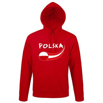 5060542525237 Supportershop męska bluza z kapturem, Polska, biała, dla mężczyzn, XL. Bluza À Capuche Pologne czerwony czerwony X-L 5060542525237 Supportershop męska bluza z kapturem, Polska, biała, dla mężczyzn, XL. Bluza À Capuche Pologne czerwony czerwony X-L
