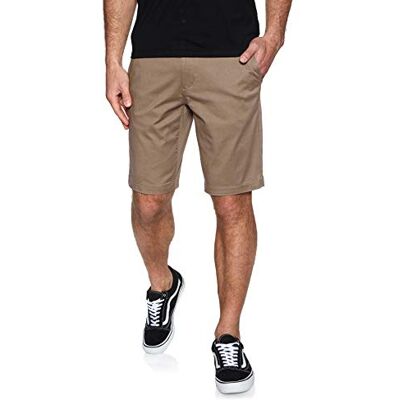 H1WKRZRVP8-0815 RVCA Męskie weekendowe rozciągliwe szorty na co dzień Ciemne khaki XS H1WKRZRVP8-0815 RVCA Męskie weekendowe rozciągliwe szorty na co dzień Ciemne khaki XS