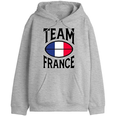 UXREPCZSW028 Republic Of California "Team France, Bluza męska, Melange, Rozmiar L, Szary Melange, M UXREPCZSW028 Republic Of California "Team France, Bluza męska, Melange, Rozmiar L, Szary Melange, M