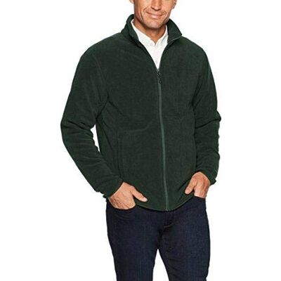 S17AE10002_SUS Amazon Essentials Men's Kurtka polarowa z zamkiem błyskawicznym (dostępna w wersjach Big i Tall), Leśna zieleń, M S17AE10002_SUS Amazon Essentials Men's Kurtka polarowa z zamkiem błyskawicznym (dostępna w wersjach Big i Tall), Leśna zieleń, M