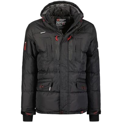WY3553H/GN Geographical Norway Basilboli Męska kurtka wiatrówka outdoorowa, męska kurtka z długim rękawem, kurtka przeciwdeszczowa, na wędrówki, wiosna, lato, jesień, zima (czarna, 2XL), czarny, XXL WY3553H/GN Geographical Norway Basilboli Męska kurtka wiatrówka outdoorowa, męska kurtka z długim rękawem, kurtka przeciwdeszczowa, na wędrówki, wiosna, lato, jesień, zima (czarna, 2XL), czarny, XXL