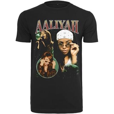 MT1823 Mister Tee Męska koszulka Aaliyah Retro, czarny, XS Duże rozmiary wysoki MT1823 Mister Tee Męska koszulka Aaliyah Retro, czarny, XS Duże rozmiary wysoki